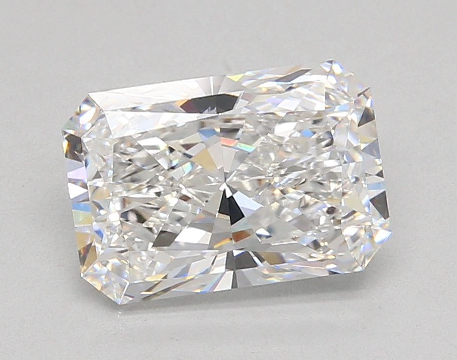 3.04 Carat Radiant Shaped, Ideal Cut, E Color, VS1 Clarity, IGI Certified Lab Grown Diamond