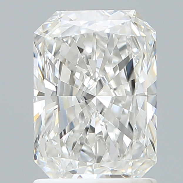1.51 Carat Radiant Shaped, Ideal Cut, E Color, VVS2 Clarity, IGI Certified Lab Grown Diamond