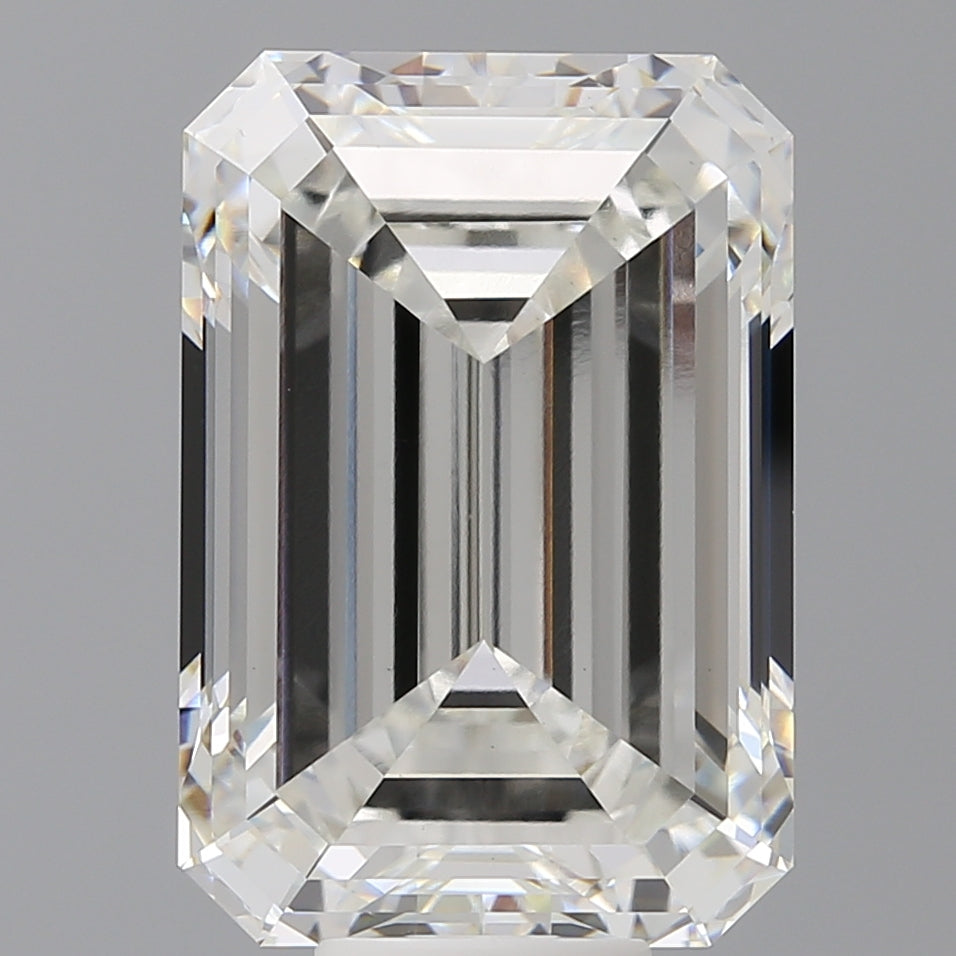 12.08 Carat Emerald Shaped, Ideal Cut, F Color, VS1 Clarity, IGI Certified Lab Grown Diamond