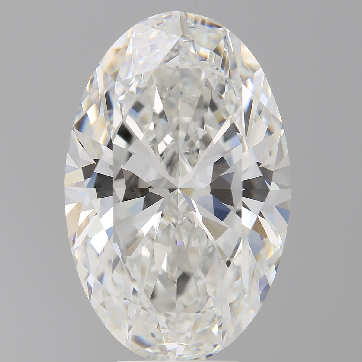 8.02 Carat Oval Shaped, Ideal Cut, F Color, VVS2 Clarity, IGI Certified Lab Grown Diamond