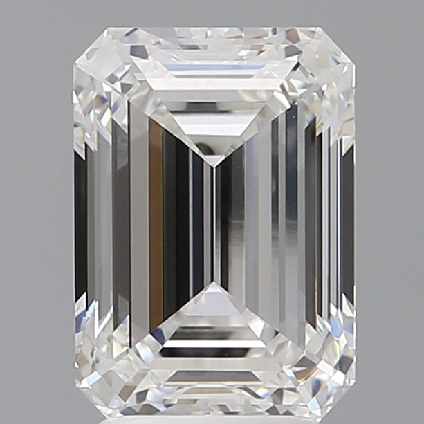 3.49 Carat Emerald Shaped, Ideal Cut, E Color, VVS2 Clarity, IGI Certified Lab Grown Diamond