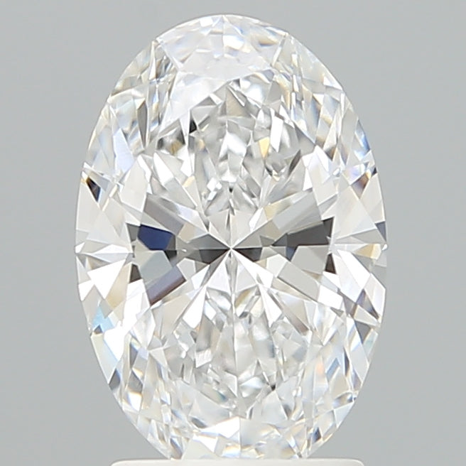2.21 Carat Oval Shaped, Ideal Cut, D Color, VVS2 Clarity, IGI Certified Lab Grown Diamond
