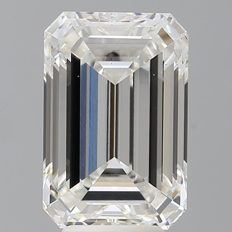 5.53 Carat Emerald Shaped, Ideal Cut, F Color, VS1 Clarity, IGI Certified Lab Grown Diamond