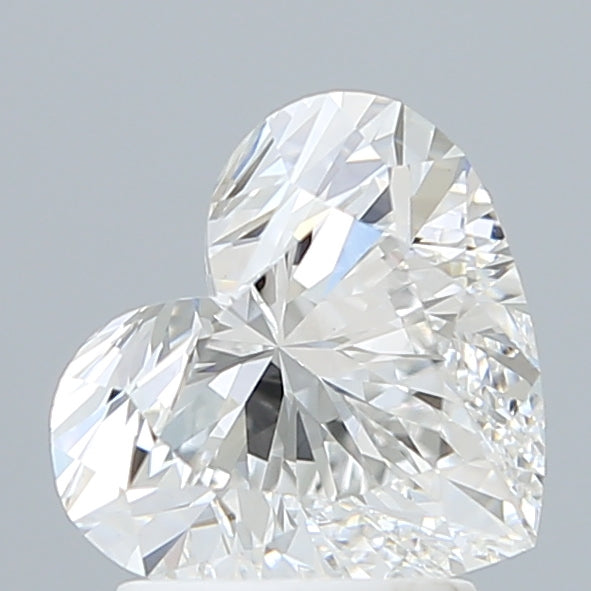 2.10 Carat Heart Shaped, Ideal Cut, E Color, VVS1 Clarity, IGI Certified Lab Grown Diamond
