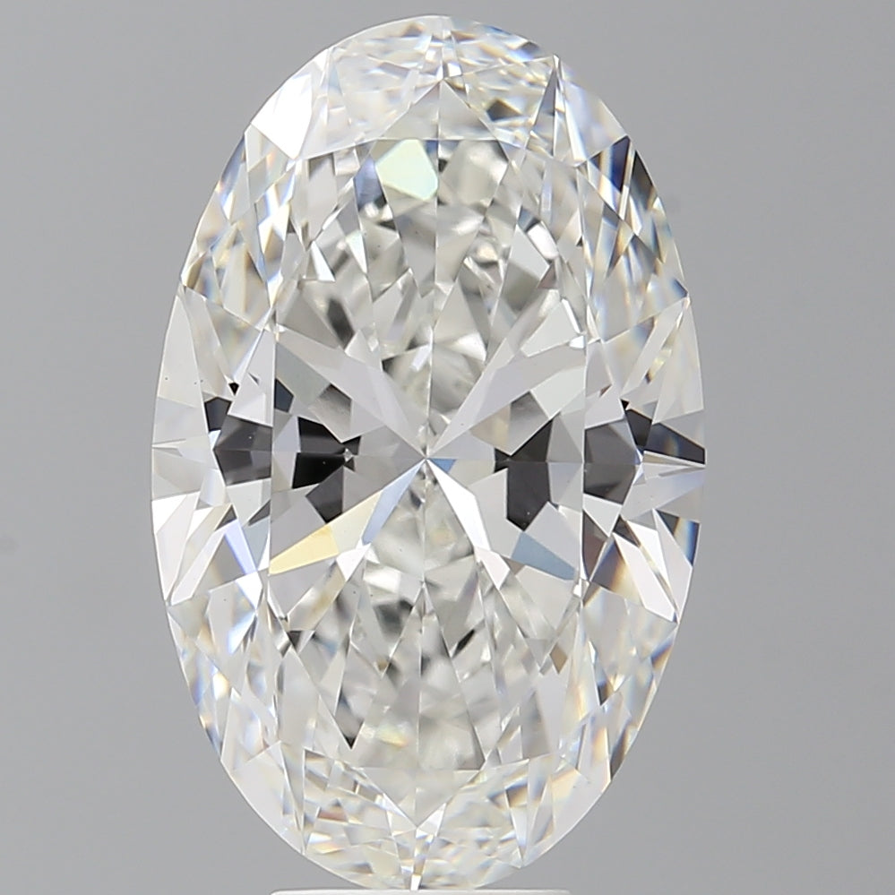 7.59 Carat Oval Shaped, Ideal Cut, F Color, VVS2 Clarity, IGI Certified Lab Grown Diamond