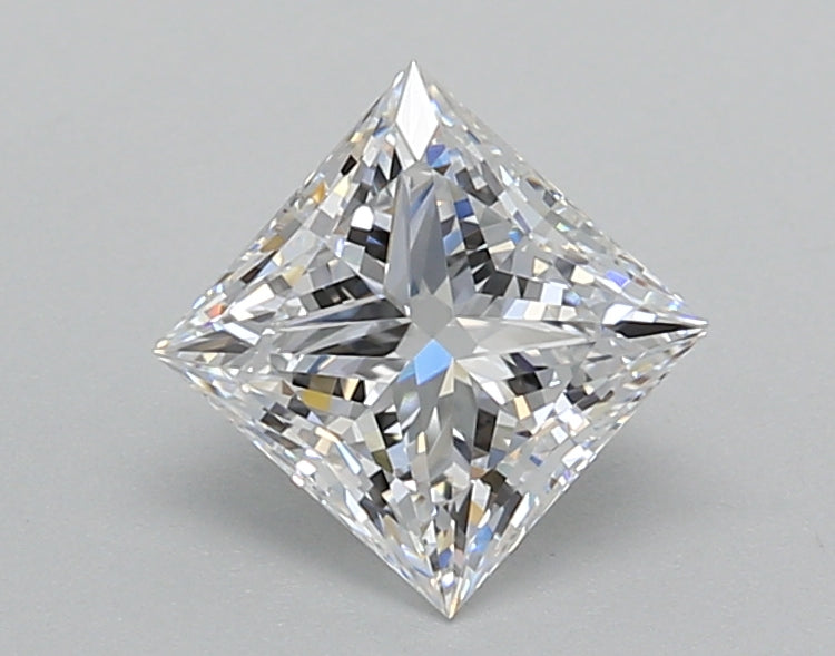 1.02 Carat Princess Shaped, Excellent Cut, D Color, VVS1 Clarity, IGI Certified Lab Grown Diamond