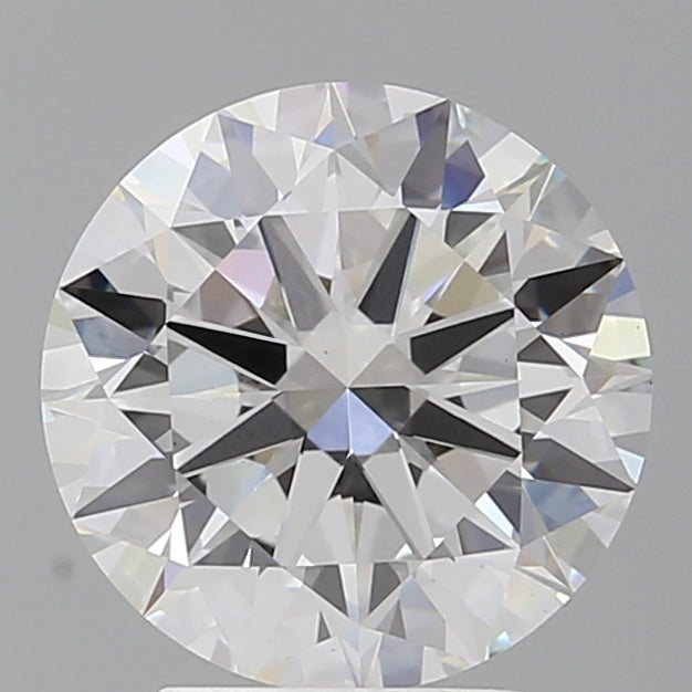 3.52 Carat Round Shaped, Excellent Cut, F Color, VS1 Clarity, IGI Certified Lab Grown Diamond