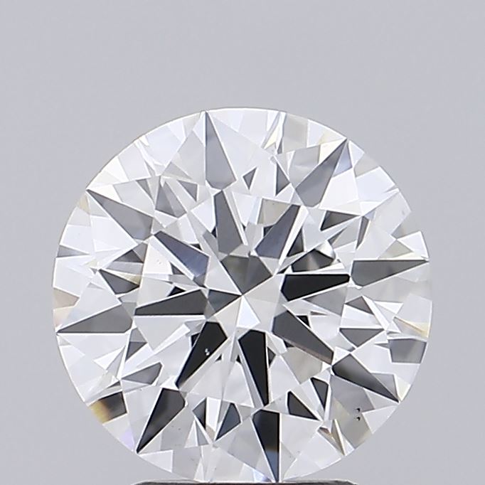 2.07 Carat Round Shaped, Ideal Cut, E Color, VS1 Clarity, IGI Certified Lab Grown Diamond