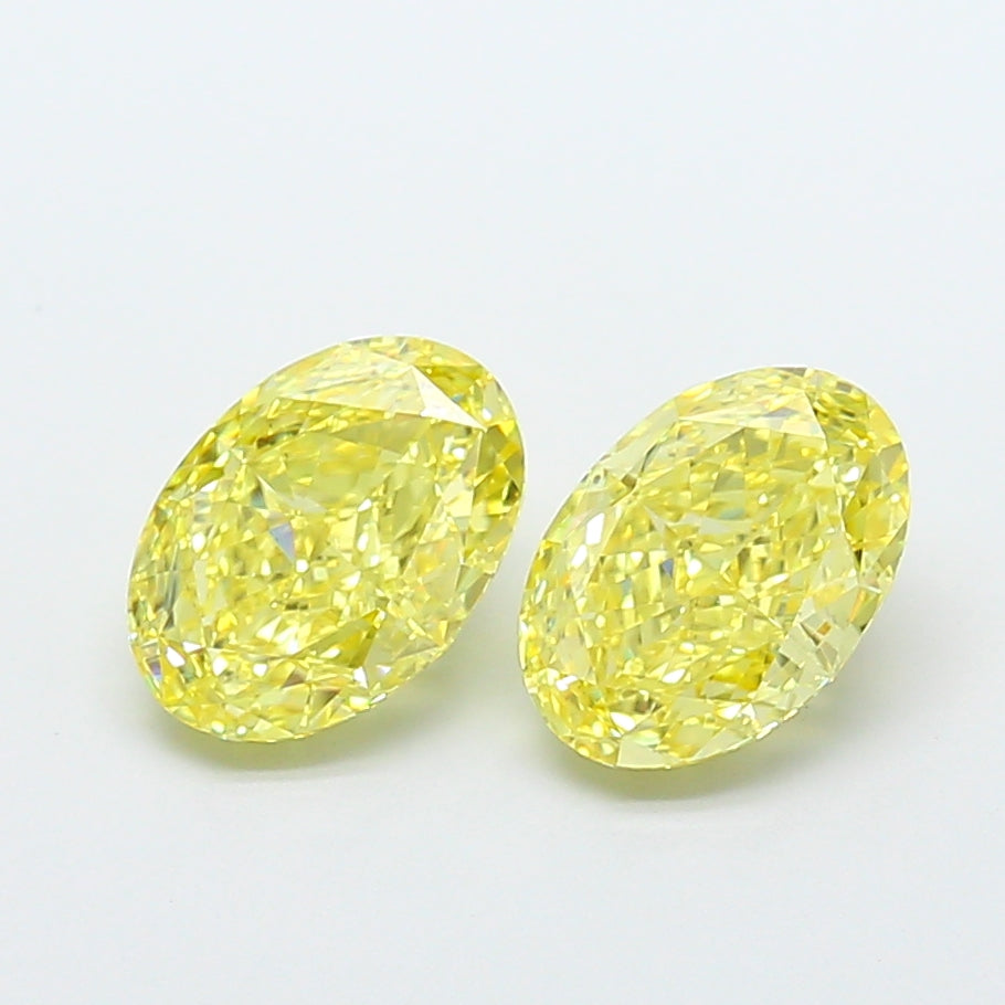 2.09 Carat Oval Shaped, Excellent Cut, VVS2 Clarity, IGI Certified Lab Grown Diamond