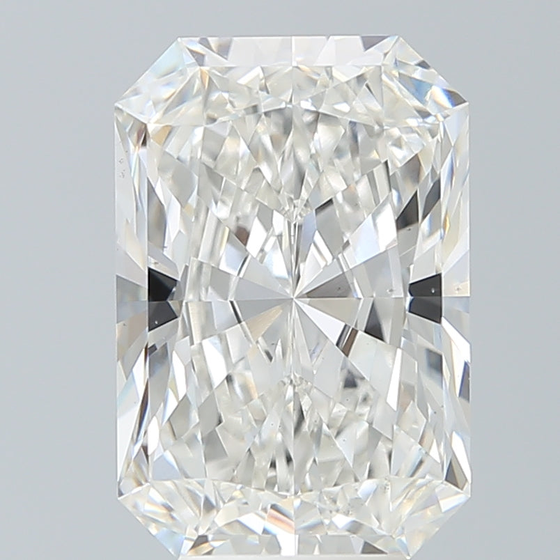 6.18 Carat Radiant Shaped, Ideal Cut, G Color, VS1 Clarity, IGI Certified Lab Grown Diamond