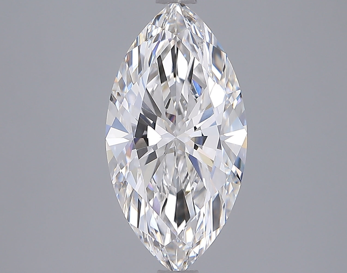 2.92 Carat Marquise Shaped, Ideal Cut, E Color, VVS1 Clarity, IGI Certified Lab Grown Diamond