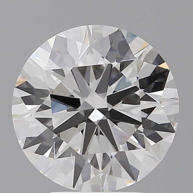4.08 Carat Round Shaped, Ideal Cut, F Color, VVS2 Clarity, IGI Certified Lab Grown Diamond
