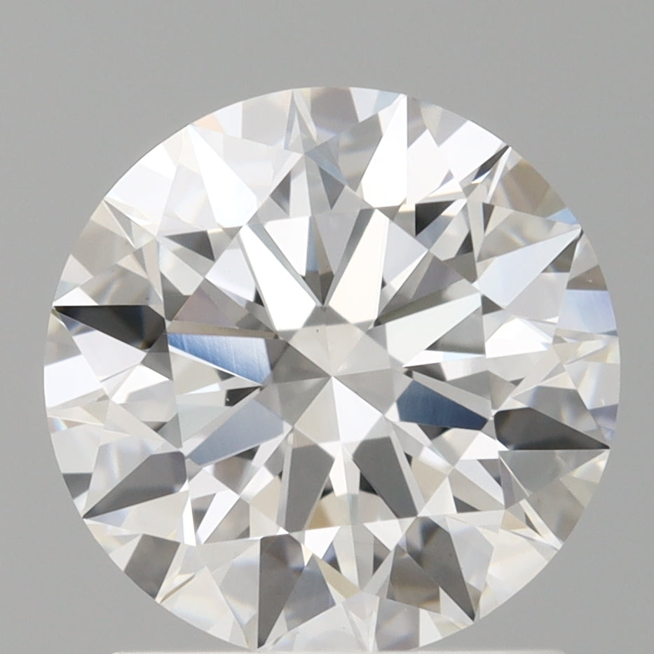 1.55 Carat Round Shaped, Ideal Cut, D Color, VVS2 Clarity, IGI Certified Lab Grown Diamond