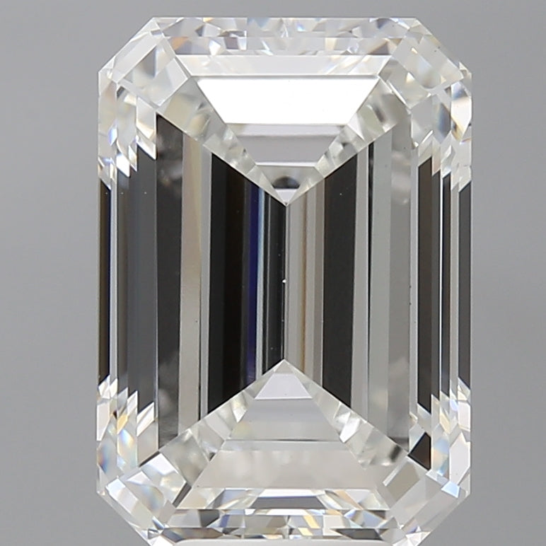 7.52 Carat Emerald Shaped, Excellent Cut, E Color, VS1 Clarity, IGI Certified Lab Grown Diamond