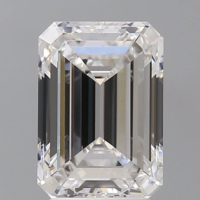 3.51 Carat Emerald Shaped, Ideal Cut, E Color, VS1 Clarity, IGI Certified Lab Grown Diamond