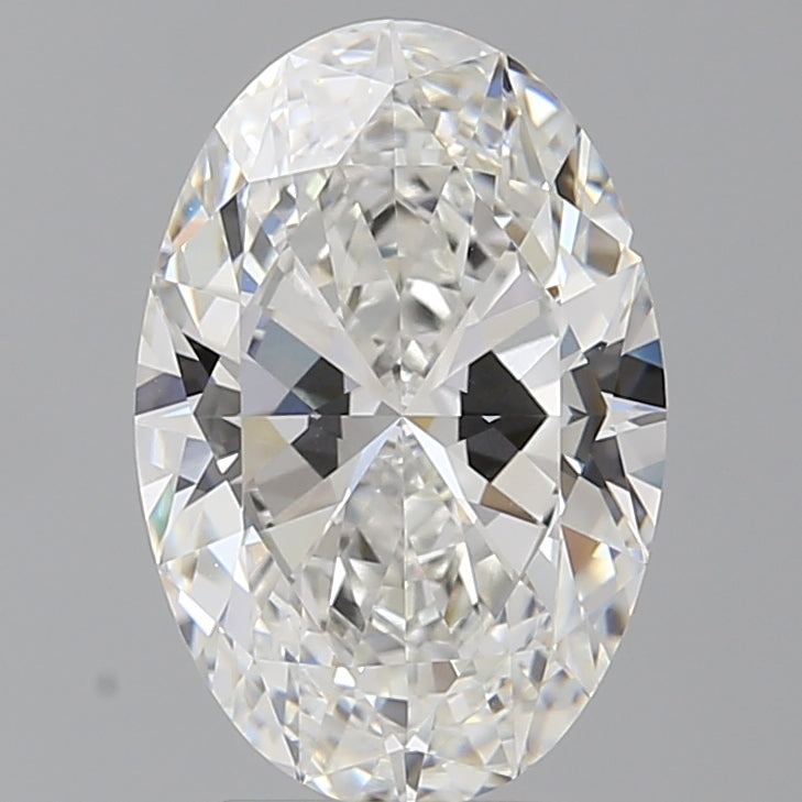 3.59 Carat Oval Shaped, Ideal Cut, E Color, VVS2 Clarity, IGI Certified Lab Grown Diamond