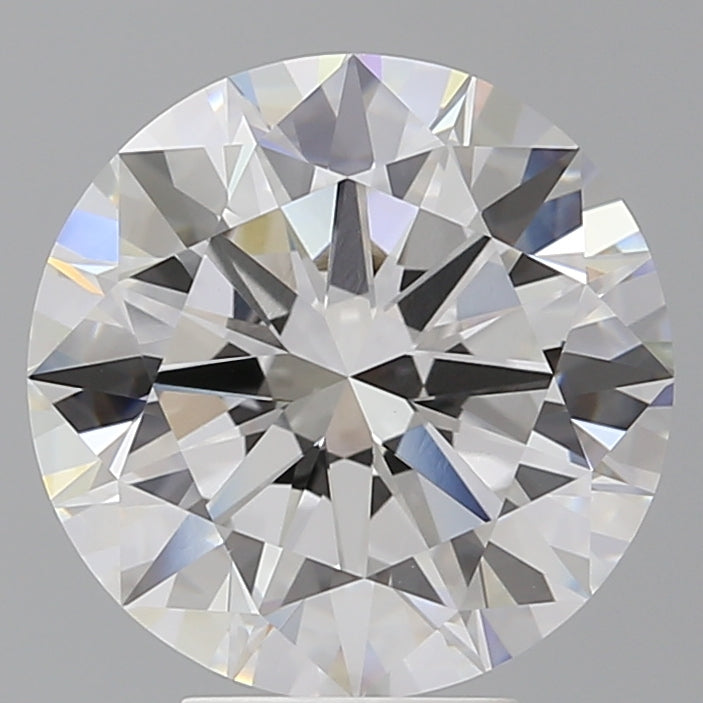 5.52 Carat Round Shaped, Excellent Cut, F Color, VVS2 Clarity, IGI Certified Lab Grown Diamond