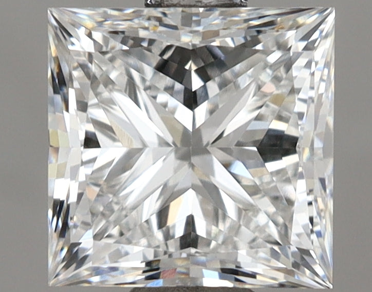 1.51 Carat Princess Shaped, Excellent Cut, D Color, VVS2 Clarity, IGI Certified Lab Grown Diamond