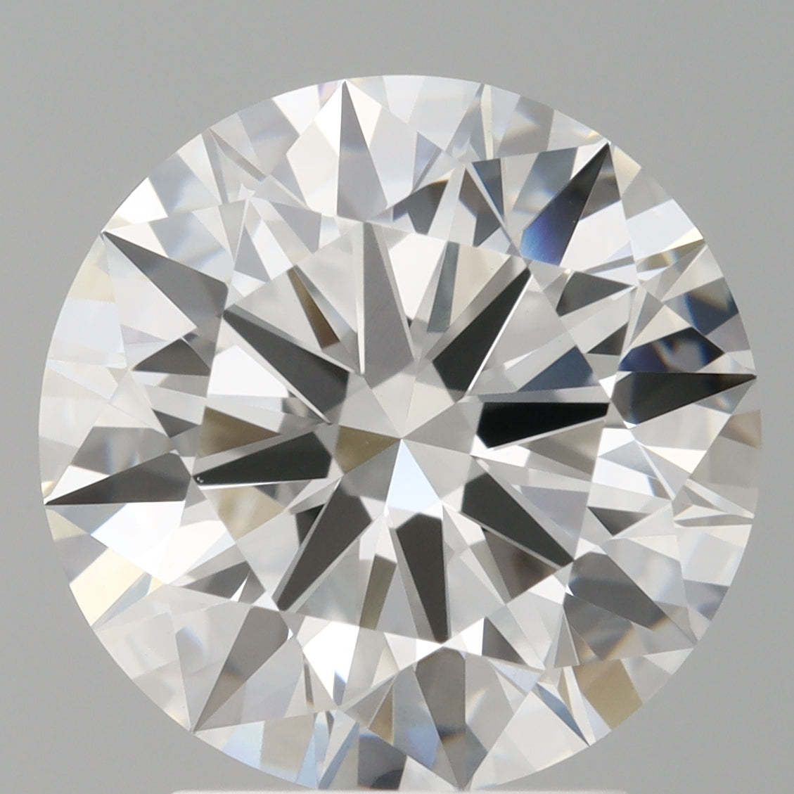 3.05 Carat Round Shaped, Ideal Cut, F Color, VVS2 Clarity, IGI Certified Lab Grown Diamond