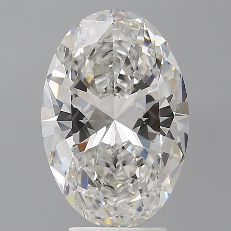 4.04 Carat Oval Shaped, Ideal Cut, E Color, VVS2 Clarity, IGI Certified Lab Grown Diamond
