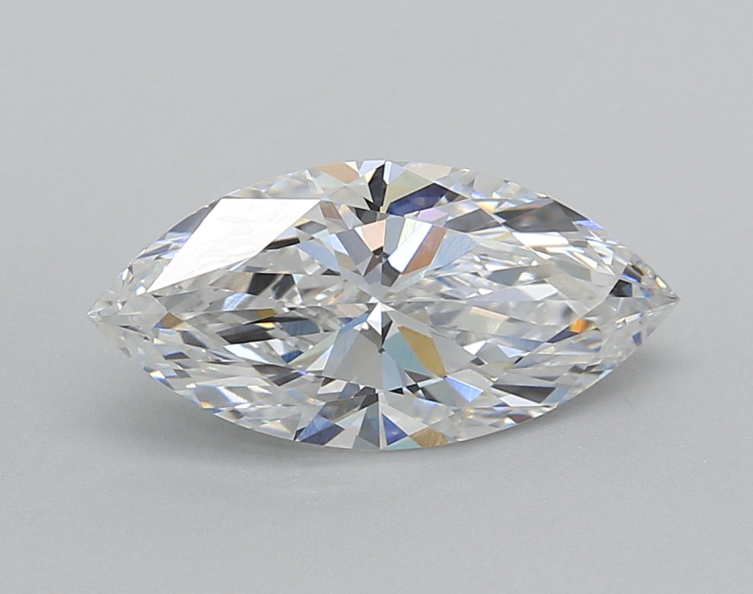 2.11 Carat Marquise Shaped, Excellent Cut, E Color, VVS2 Clarity, IGI Certified Lab Grown Diamond