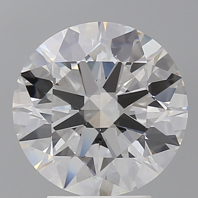 3.59 Carat Round Shaped, Ideal Cut, E Color, VVS2 Clarity, IGI Certified Lab Grown Diamond