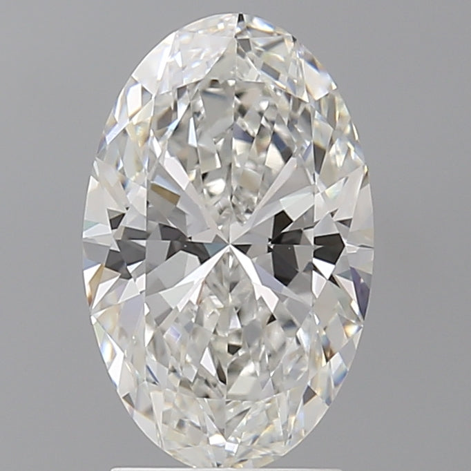 2.59 Carat Oval Shaped, Ideal Cut, F Color, VVS2 Clarity, IGI Certified Lab Grown Diamond