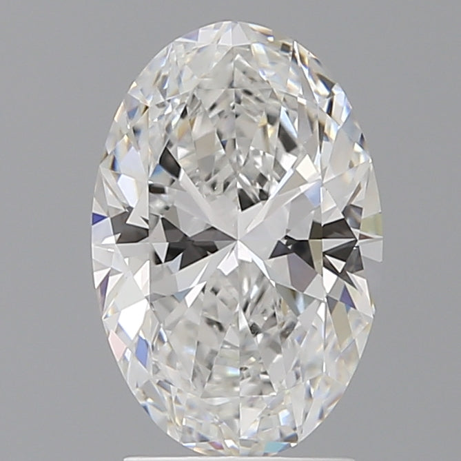 2.50 Carat Oval Shaped, Ideal Cut, E Color, VVS2 Clarity, IGI Certified Lab Grown Diamond