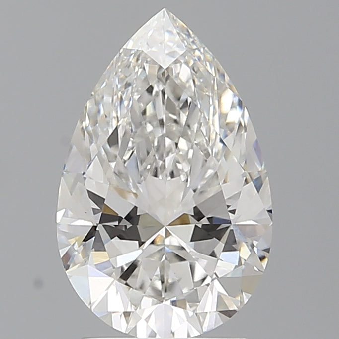 2.53 Carat Pear Shaped, Ideal Cut, F Color, VVS2 Clarity, IGI Certified Lab Grown Diamond