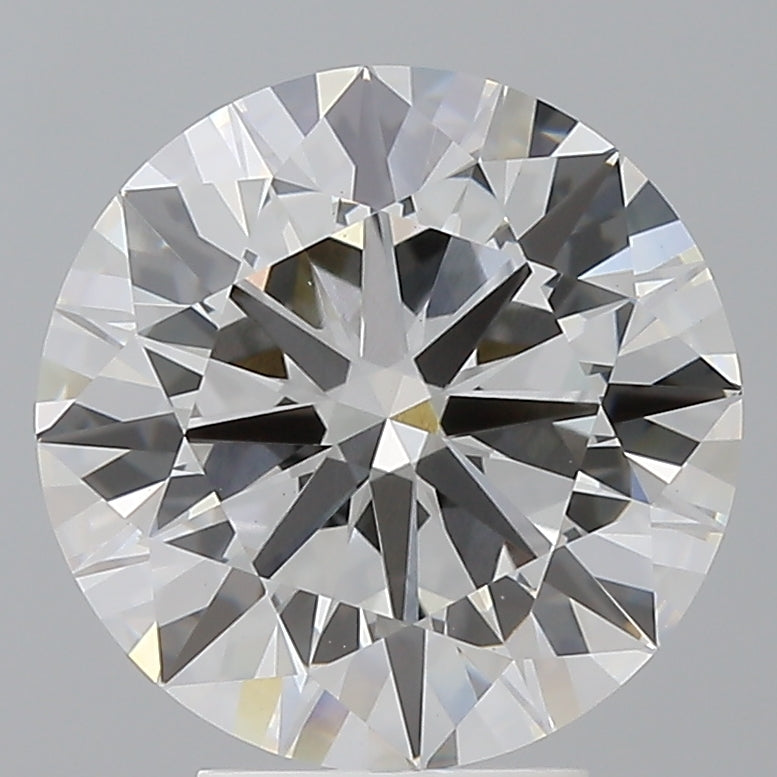 4.54 Carat Round Shaped, Ideal Cut, F Color, VVS2 Clarity, IGI Certified Lab Grown Diamond