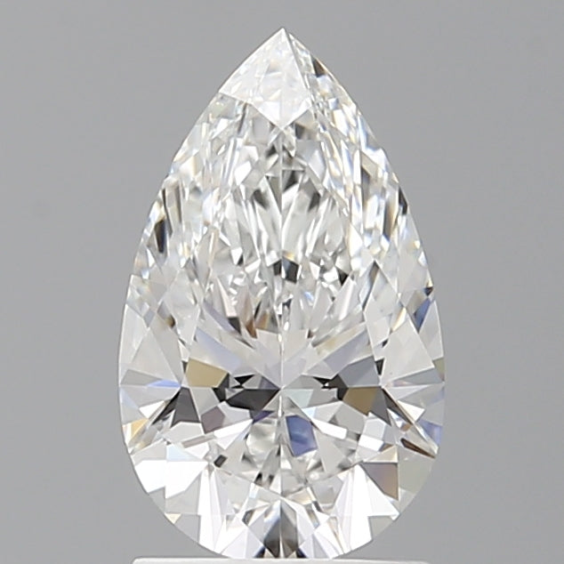 1.60 Carat Pear Shaped, Ideal Cut, E Color, VVS2 Clarity, IGI Certified Lab Grown Diamond