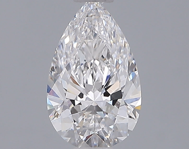 1.06 Carat Pear Shaped, Ideal Cut, D Color, VVS2 Clarity, IGI Certified Lab Grown Diamond