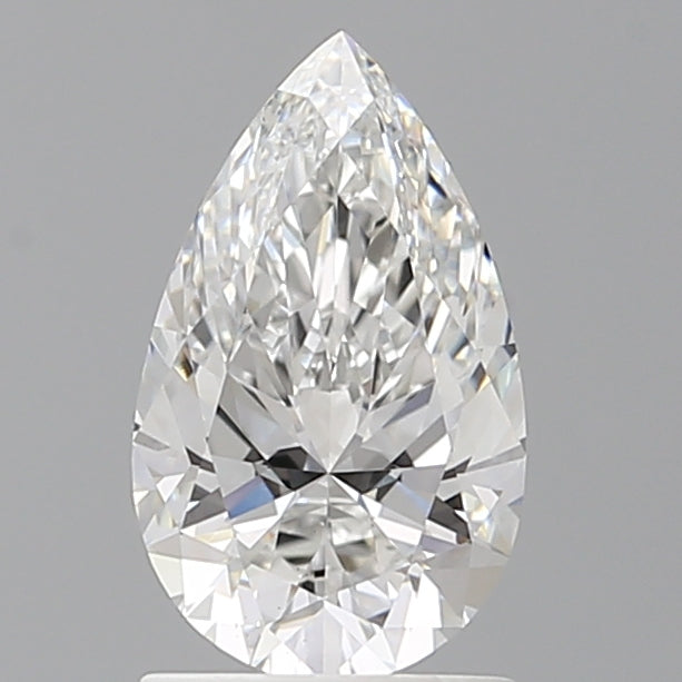 1.50 Carat Pear Shaped, Ideal Cut, E Color, VS1 Clarity, IGI Certified Lab Grown Diamond