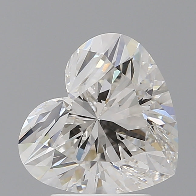 3.07 Carat Heart Shaped, Ideal Cut, F Color, VVS2 Clarity, IGI Certified Lab Grown Diamond