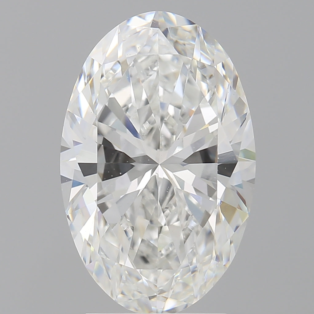 3.52 Carat Oval Shaped, Ideal Cut, F Color, VVS2 Clarity, IGI Certified Lab Grown Diamond