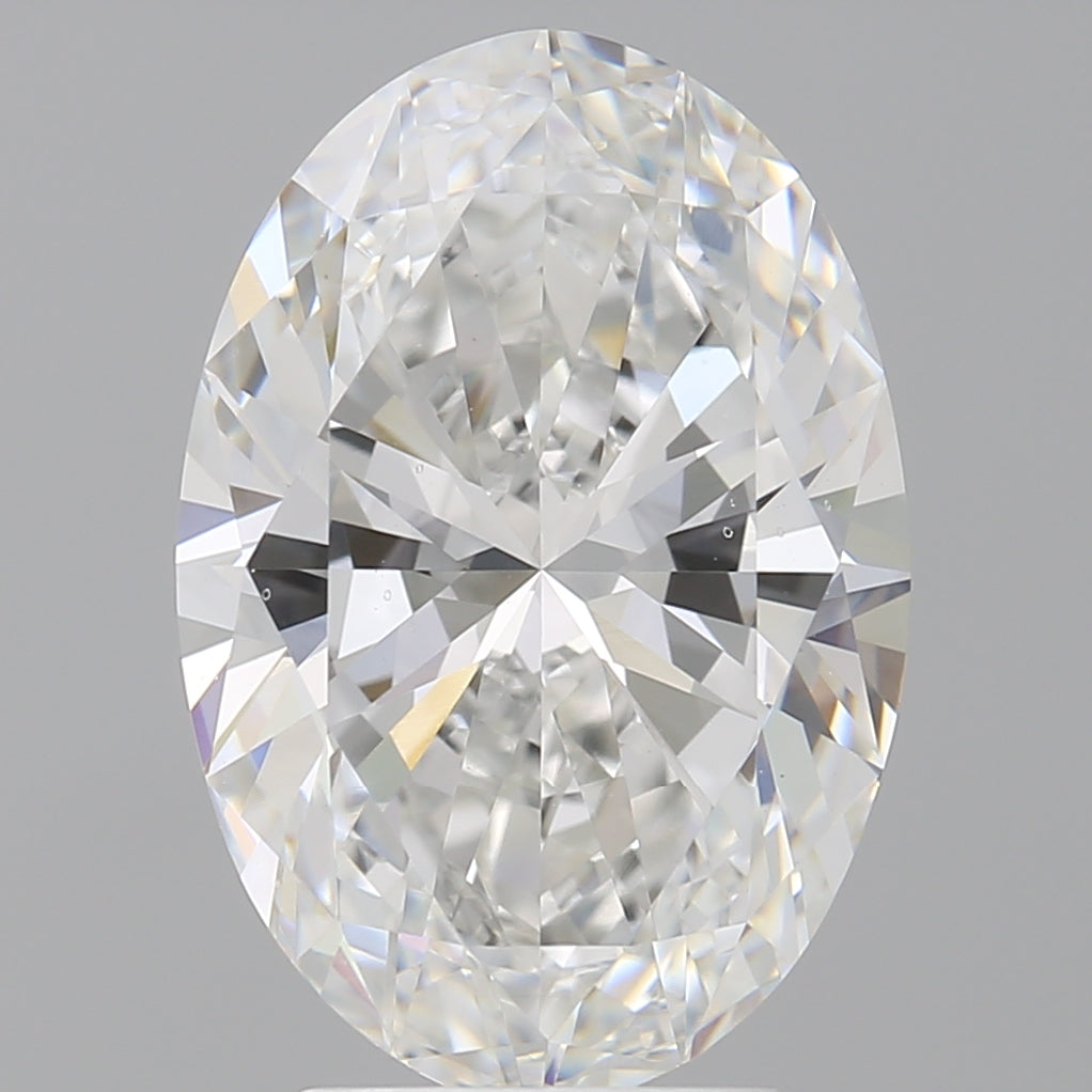 4.00 Carat Oval Shaped, Ideal Cut, E Color, VS2 Clarity, IGI Certified Lab Grown Diamond