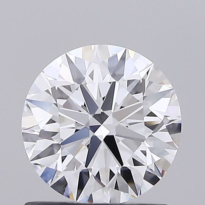 1.02 Carat Round Shaped, Ideal Cut, D Color, VVS2 Clarity, IGI Certified Lab Grown Diamond