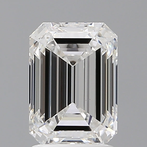 2.08 Carat Emerald Shaped, Ideal Cut, D Color, VVS2 Clarity, IGI Certified Lab Grown Diamond