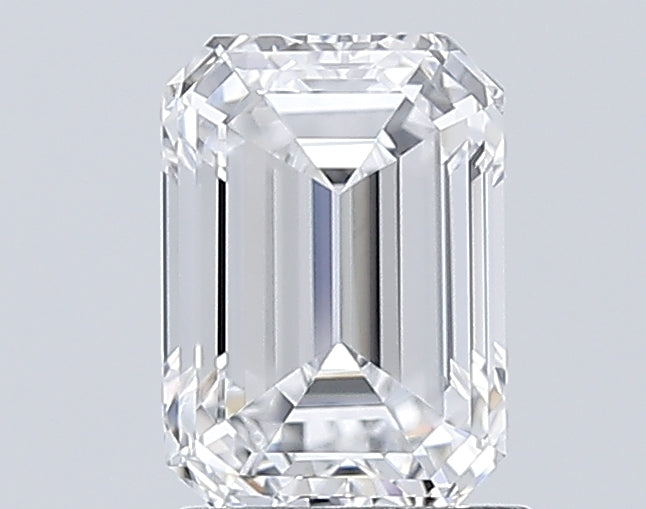 1.51 Carat Emerald Shaped, Excellent Cut, D Color, VVS2 Clarity, IGI Certified Lab Grown Diamond