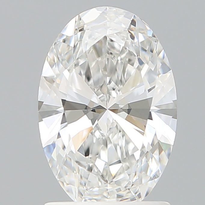 1.50 Carat Oval Shaped, Ideal Cut, E Color, VVS2 Clarity, IGI Certified Lab Grown Diamond