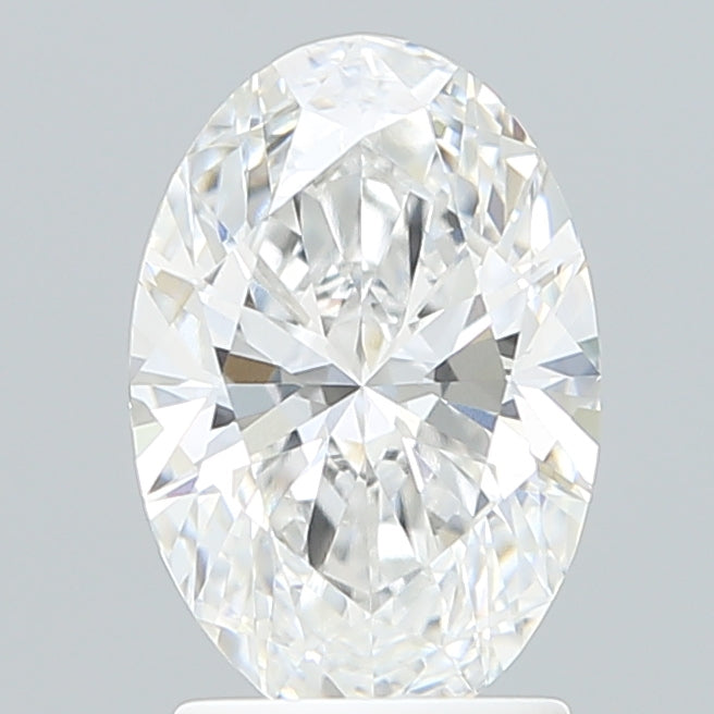 2.08 Carat Oval Shaped, Ideal Cut, E Color, VVS2 Clarity, IGI Certified Lab Grown Diamond