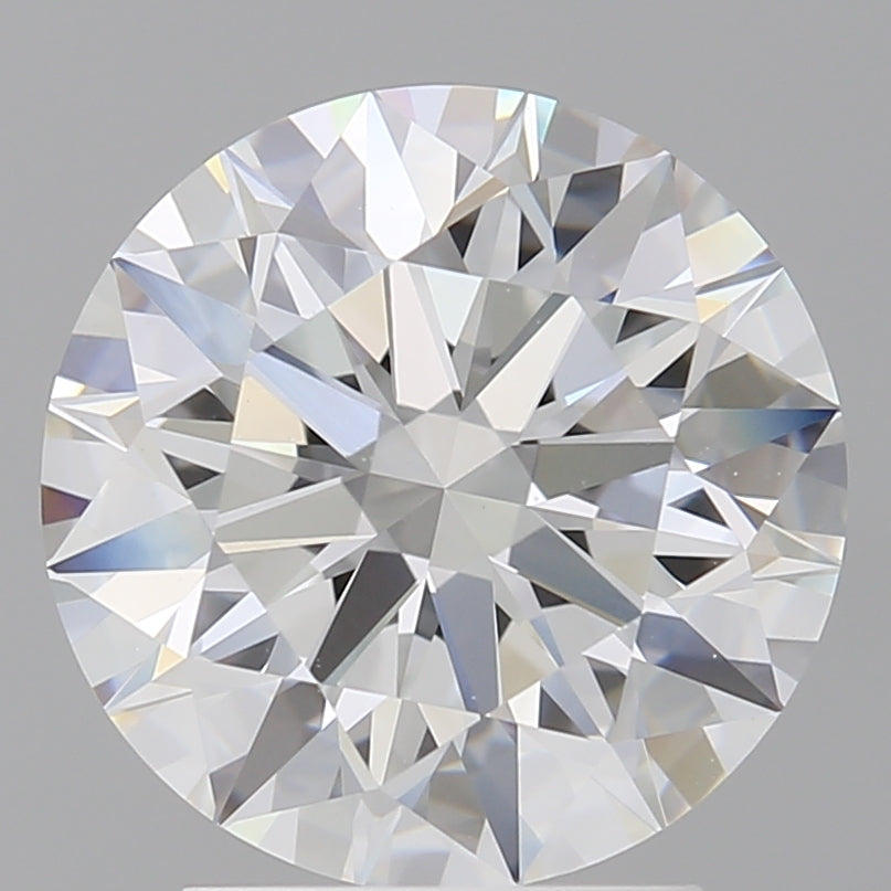 3.04 Carat Round Shaped, Ideal Cut, E Color, VVS2 Clarity, IGI Certified Lab Grown Diamond