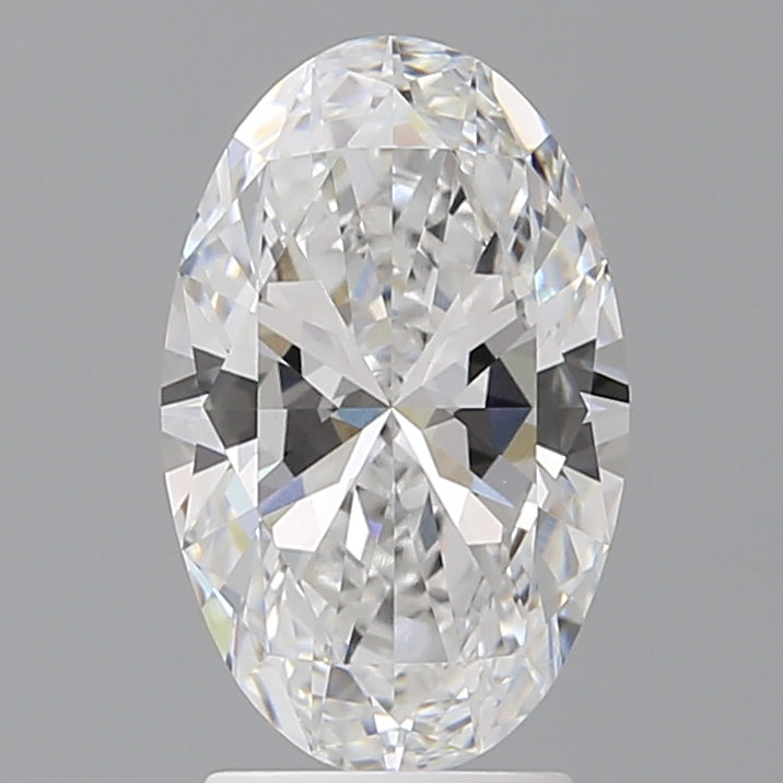 2.60 Carat Oval Shaped, Ideal Cut, D Color, VVS2 Clarity, IGI Certified Lab Grown Diamond