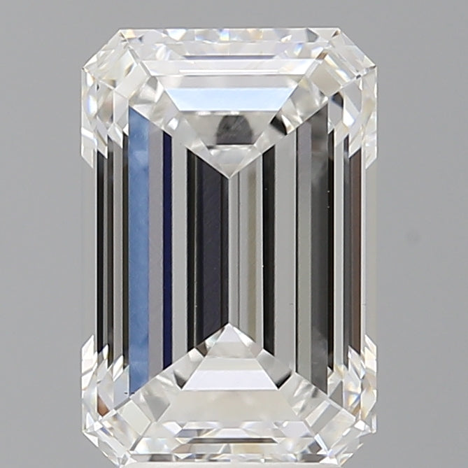 4.02 Carat Emerald Shaped, Ideal Cut, E Color, VS1 Clarity, IGI Certified Lab Grown Diamond