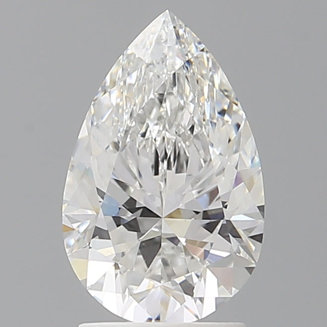 2.09 Carat Pear Shaped, Ideal Cut, E Color, VS1 Clarity, IGI Certified Lab Grown Diamond