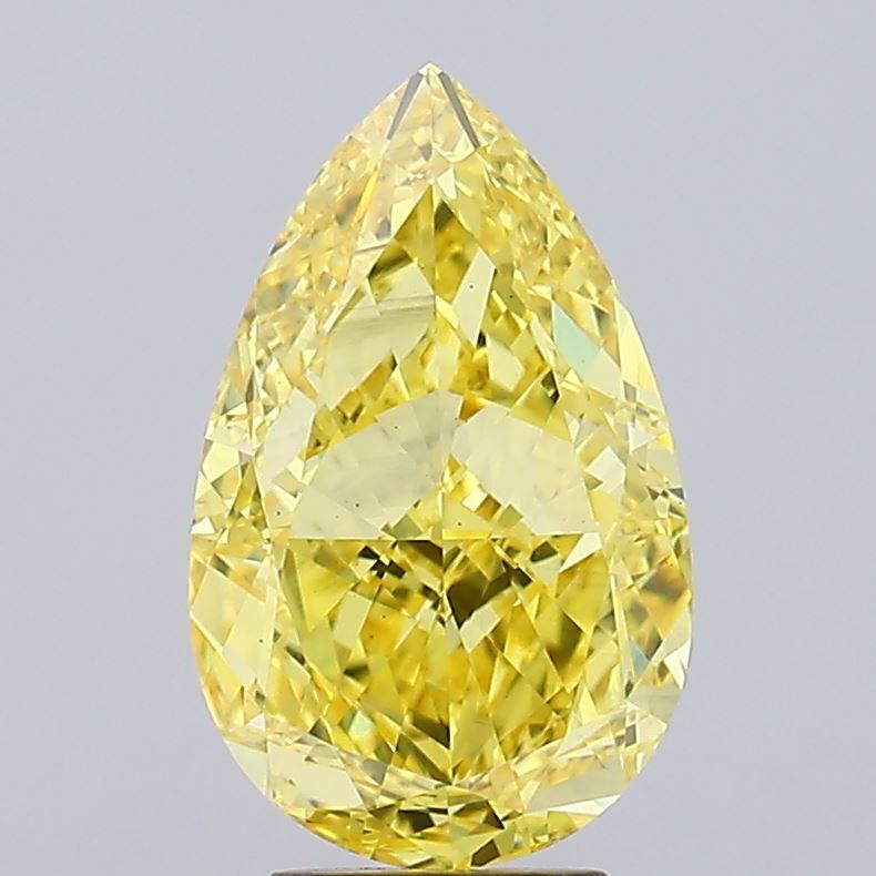 5.53 Carat Pear Shaped, Excellent Cut, VS1 Clarity, IGI Certified Lab Grown Diamond