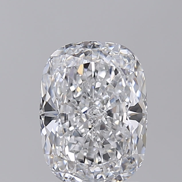 1.55 Carat Elongated Cushion Shaped, Excellent Cut, D Color, VS1 Clarity, IGI Certified Lab Grown Diamond