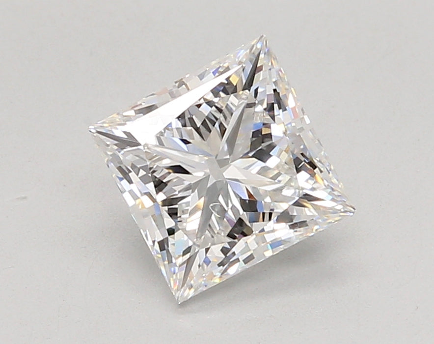 2.04 Carat Princess Shaped, Ideal Cut, E Color, VVS2 Clarity, IGI Certified Lab Grown Diamond