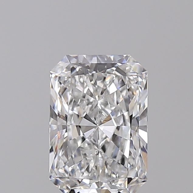 1.52 Carat Radiant Shaped, Ideal Cut, D Color, VVS2 Clarity, IGI Certified Lab Grown Diamond