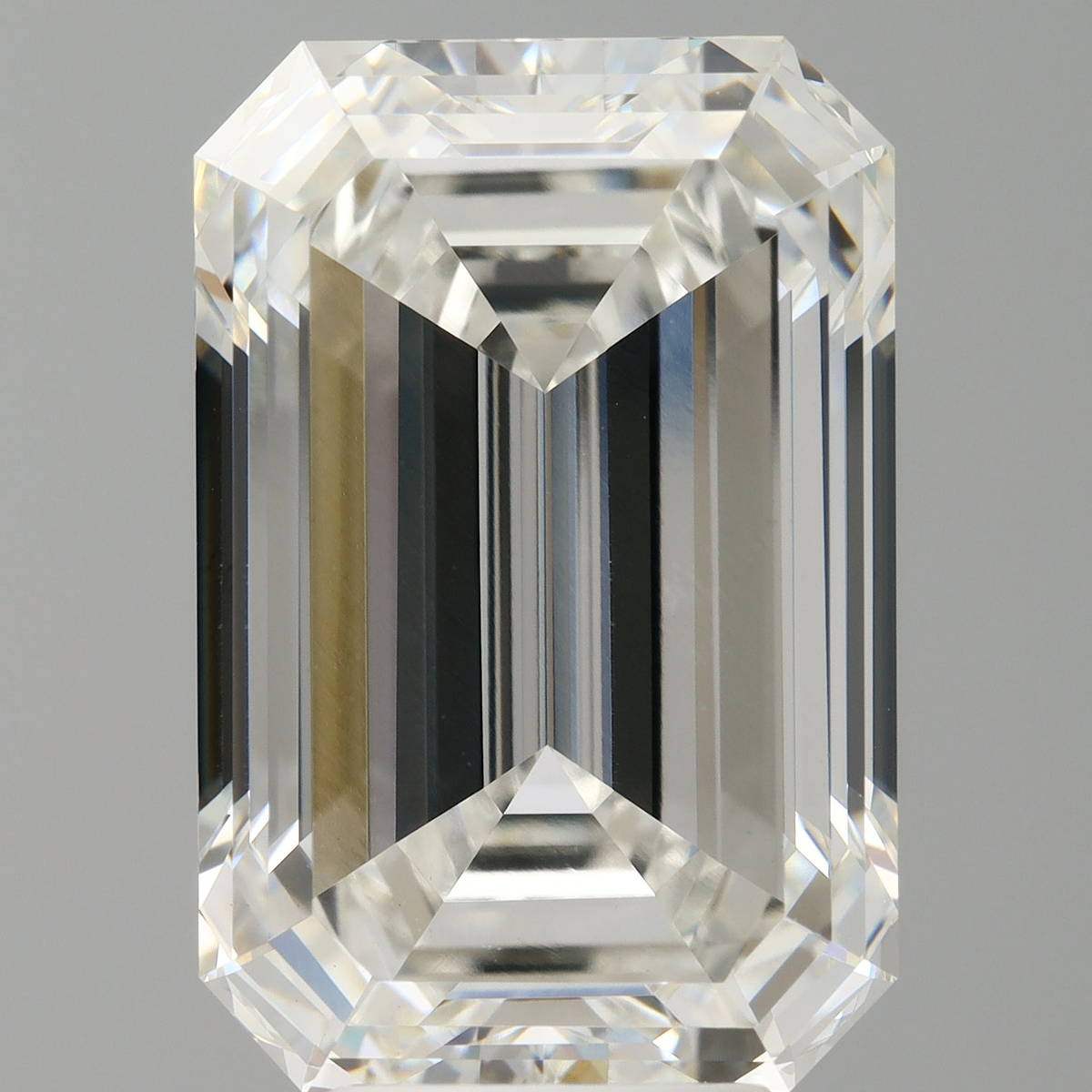 8.09 Carat Emerald Shaped, Ideal Cut, F Color, VVS2 Clarity, IGI Certified Lab Grown Diamond
